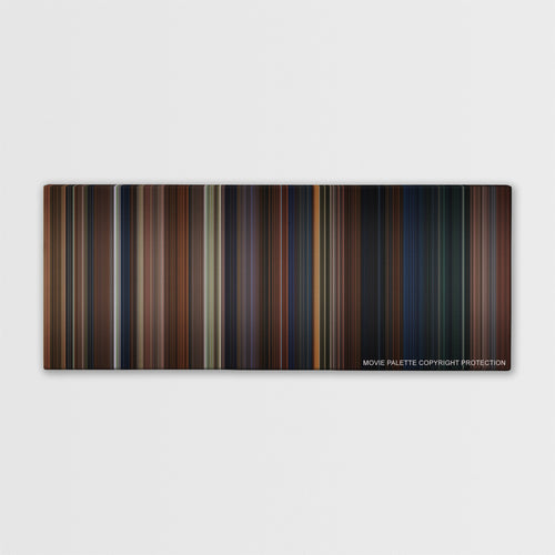 Harry Potter and the Chamber of Secrets color palette canvas print: thousands of thin vertical stripes of color