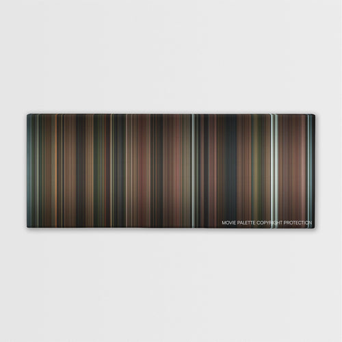 The Exorcism of Emily Rose color palette canvas print: thousands of thin vertical stripes of color