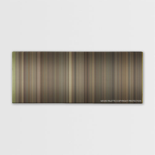 Carnage color palette canvas print: thousands of thin vertical stripes of color