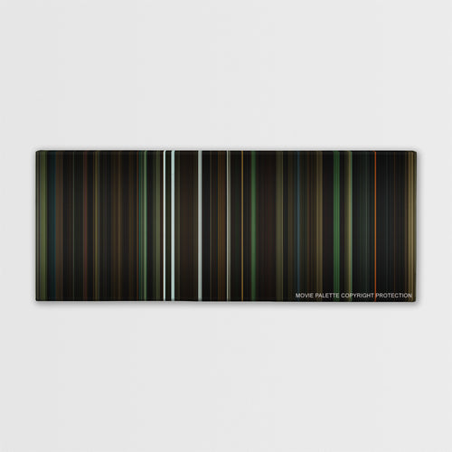 Harry Potter and the Half-Blood Prince color palette canvas print: thousands of thin vertical stripes of color