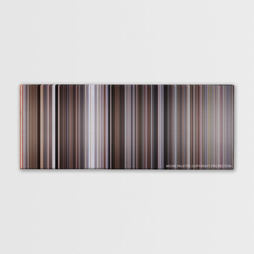 The Good, the Bad and the Ugly color palette canvas print: thousands of thin vertical stripes of color