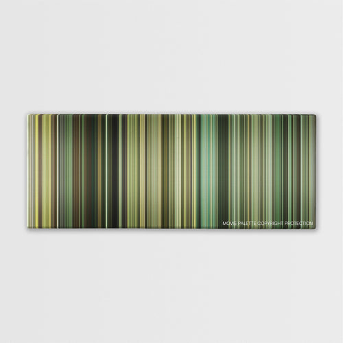 The Kingdom color palette canvas print: thousands of thin vertical stripes of color
