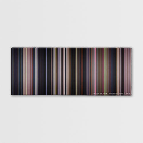 Monster color palette canvas print: thousands of thin vertical stripes of color