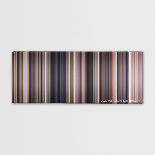 Empire of the Sun color palette canvas print: thousands of thin vertical stripes of color