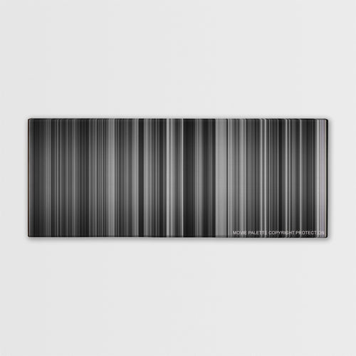 Schindler's List color palette canvas print: thousands of thin vertical stripes of color