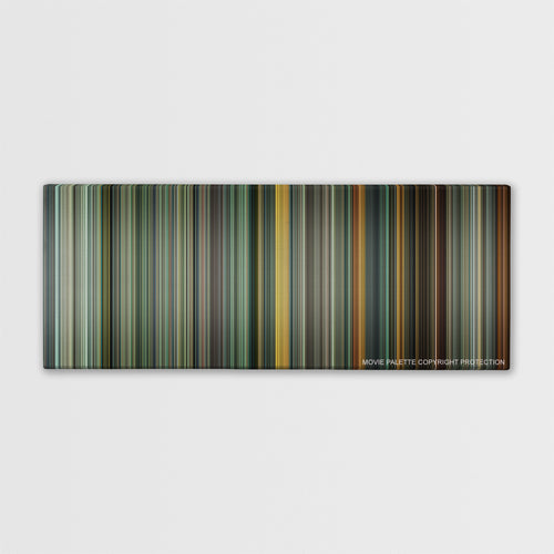 The Terminal color palette canvas print: thousands of thin vertical stripes of color