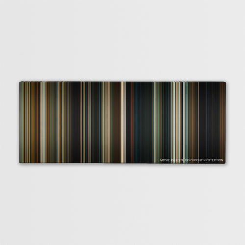 Hereditary color palette canvas print: thousands of thin vertical stripes of color