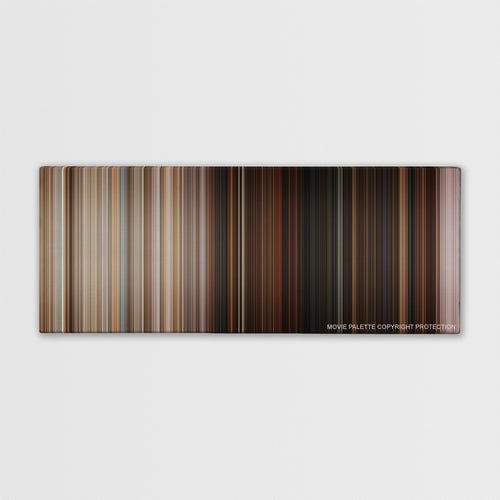 Superbad color palette canvas print: thousands of thin vertical stripes of color