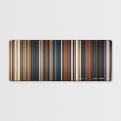 Annabelle: Creation color palette canvas print: thousands of thin vertical stripes of color
