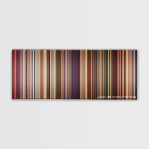 Ghost World color palette canvas print: thousands of thin vertical stripes of color