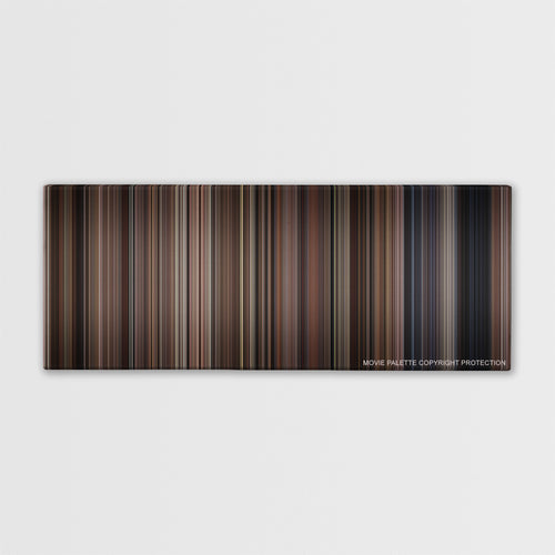 L.A. Confidential color palette canvas print: thousands of thin vertical stripes of color