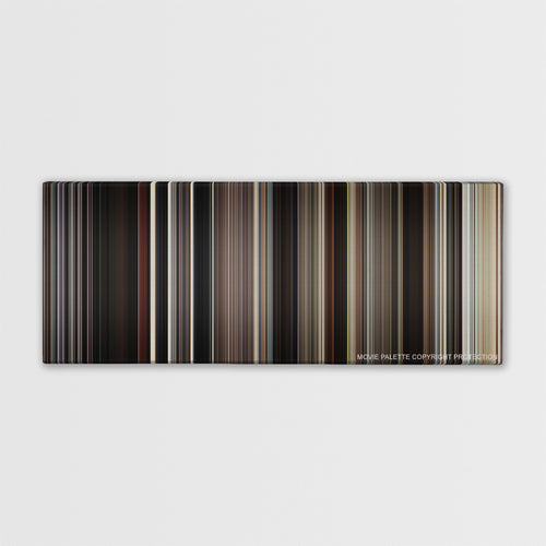 Looper color palette canvas print: thousands of thin vertical stripes of color