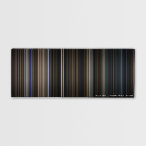 The Amazing Spider-Man color palette canvas print: thousands of thin vertical stripes of color