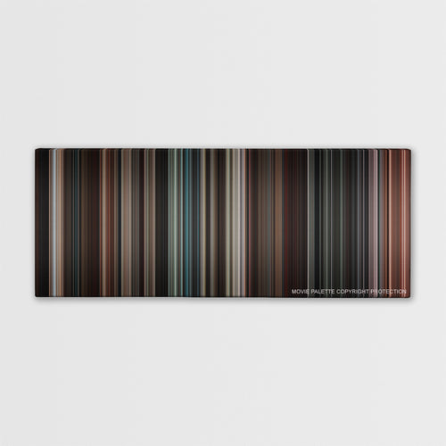 X-Men Origins: Wolverine color palette canvas print: thousands of thin vertical stripes of color
