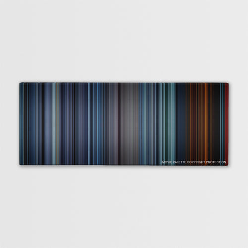 Fury color palette canvas print: thousands of thin vertical stripes of color