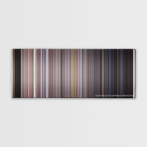 The Faculty color palette canvas print: thousands of thin vertical stripes of color