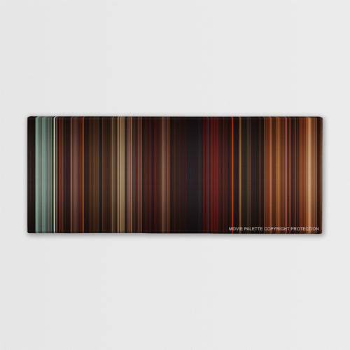 Gangs of New York color palette canvas print: thousands of thin vertical stripes of color