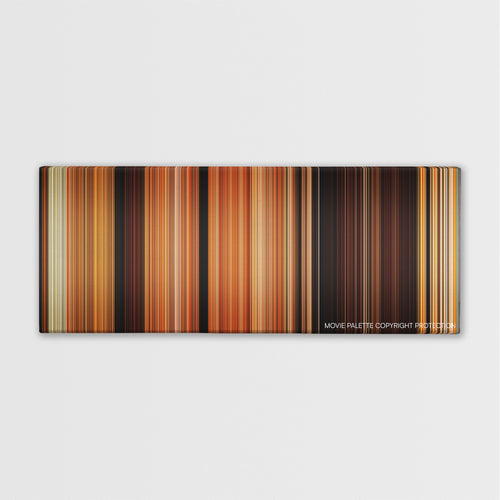 Coherence color palette canvas print: thousands of thin vertical stripes of color
