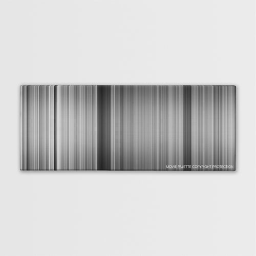 Witness for the Prosecution color palette canvas print: thousands of thin vertical stripes of color
