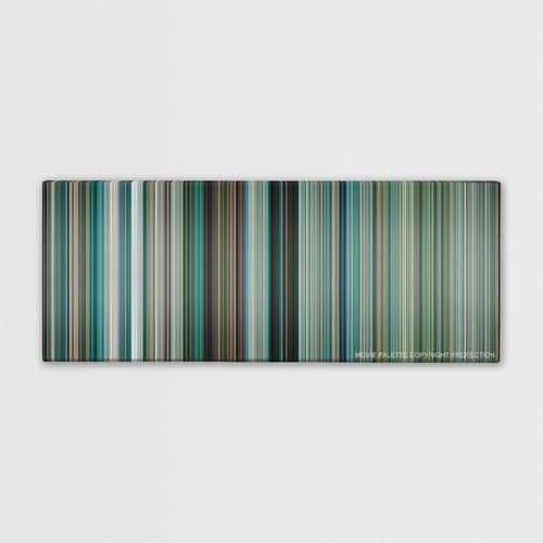 Transformers: Dark of the Moon color palette canvas print: thousands of thin vertical stripes of color