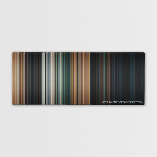 Halloween color palette canvas print: thousands of thin vertical stripes of color