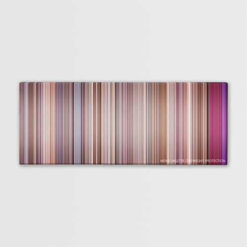 Rat Race color palette canvas print: thousands of thin vertical stripes of color
