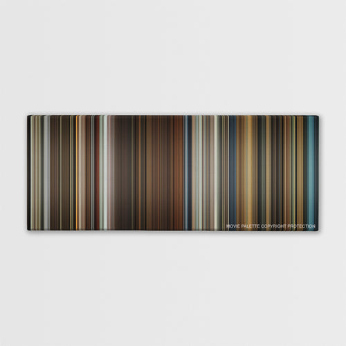 In Bruges color palette canvas print: thousands of thin vertical stripes of color