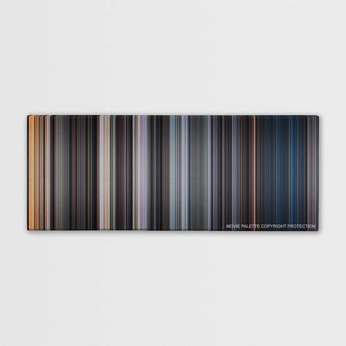 The Exorcist color palette canvas print: thousands of thin vertical stripes of color