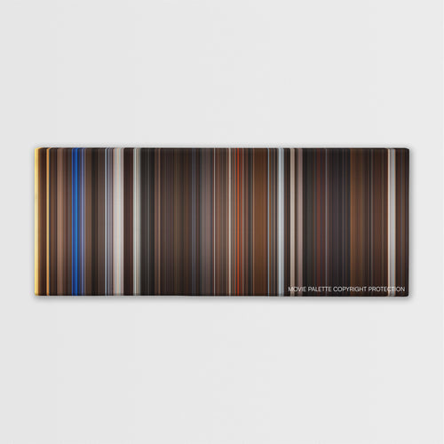 Night at the Museum: Secret of the Tomb color palette canvas print: thousands of thin vertical stripes of color