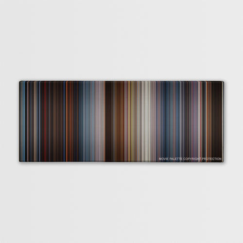 Terminator 3: Rise of the Machines color palette canvas print: thousands of thin vertical stripes of color