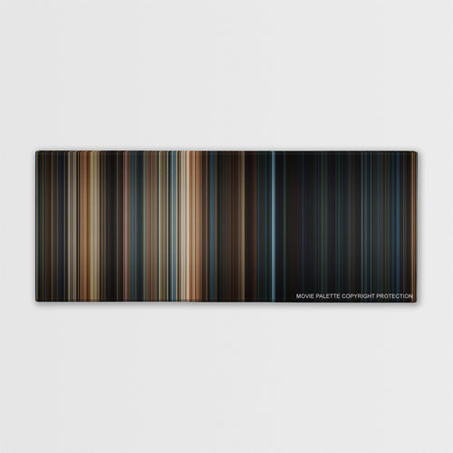 2012 color palette canvas print: thousands of thin vertical stripes of color