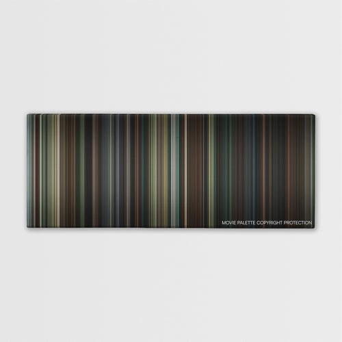 The Skeleton Key color palette canvas print: thousands of thin vertical stripes of color
