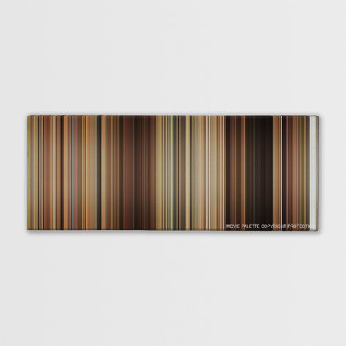 Easy A color palette canvas print: thousands of thin vertical stripes of color