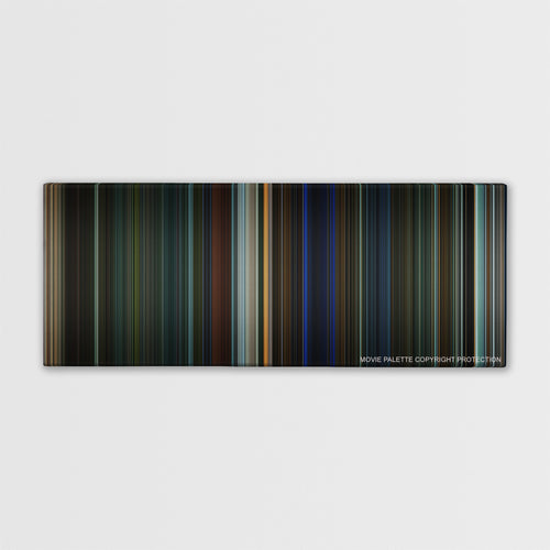 Collateral color palette canvas print: thousands of thin vertical stripes of color