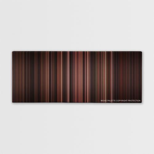 The Godfather: Part III color palette canvas print: thousands of thin vertical stripes of color