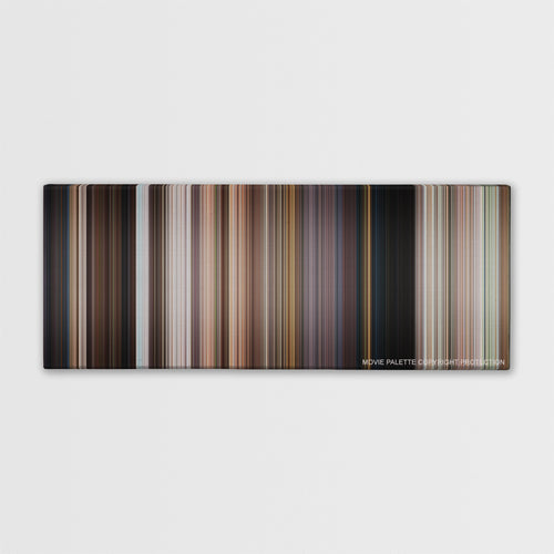 Men in Black 3 color palette canvas print: thousands of thin vertical stripes of color
