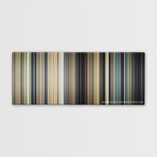 Little Children color palette canvas print: thousands of thin vertical stripes of color