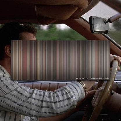 Goodfellas movie barcode canvas print, the whole film as stripes of color