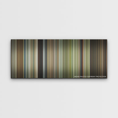 Civil War color palette canvas print: thousands of thin vertical stripes of color