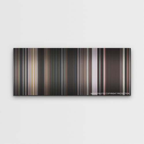 Pearl color palette canvas print: thousands of thin vertical stripes of color