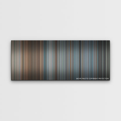 BlackBerry color palette canvas print: thousands of thin vertical stripes of color