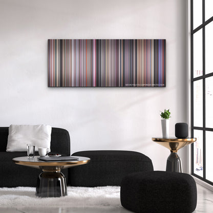 The Substance color palette canvas above a black sofa with a gold-topped table
