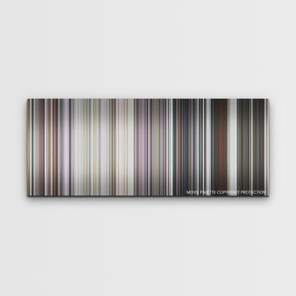 Missing color palette canvas print: thousands of thin vertical stripes of color