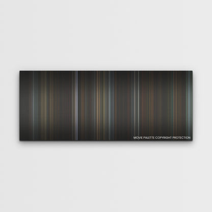 Immaculate color palette canvas print: thousands of thin vertical stripes of color