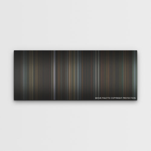 Immaculate color palette canvas print: thousands of thin vertical stripes of color