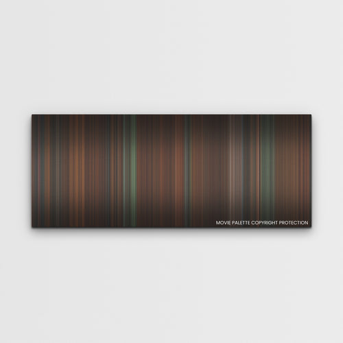 Abigail color palette canvas print: thousands of thin vertical stripes of color