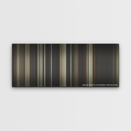 Five Nights at Freddy's color palette canvas print: thousands of thin vertical stripes of color