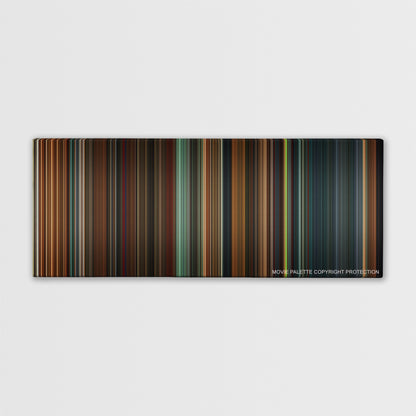 Constantine color palette canvas print: thousands of thin vertical stripes of color
