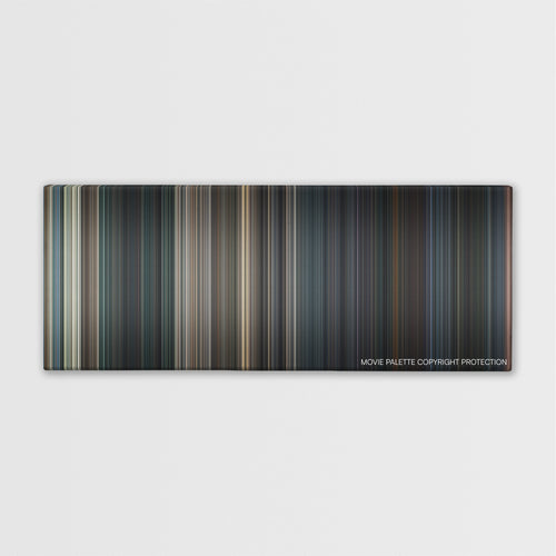 The Commuter color palette canvas print: thousands of thin vertical stripes of color