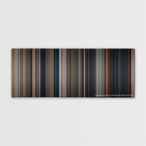 Jack Reacher color palette canvas print: thousands of thin vertical stripes of color